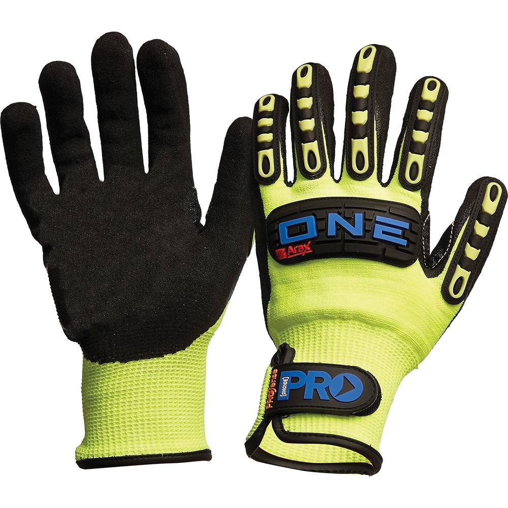 Arax® ONE Nitrile Foam / Cut Resistant Liner Rubber Back Gloves Chain
