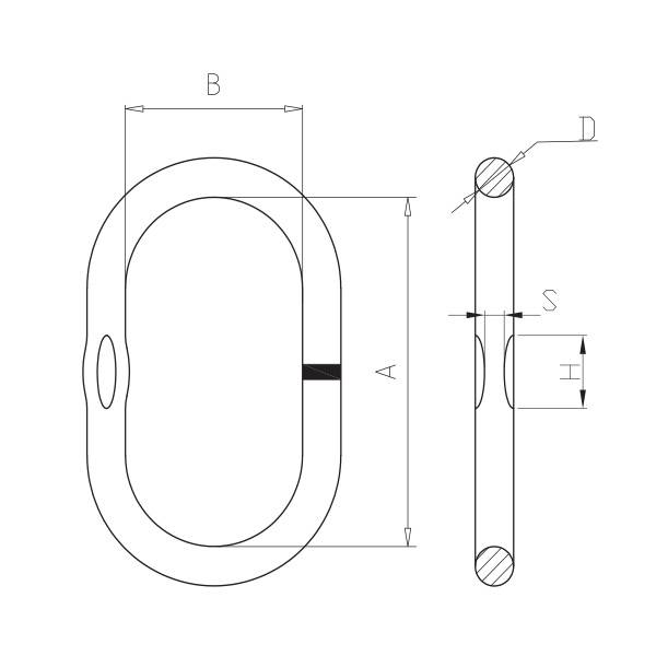 Grade 80 A344 Master Link Chain & Rigging Supplies