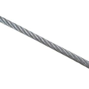 Wire Rope 7x7 Steel Core Galvanised - Per Metre